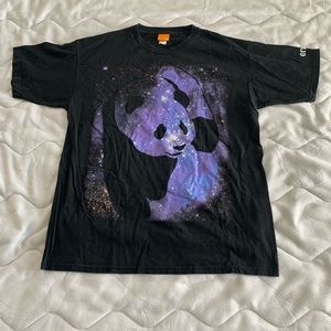 Enjoi Brand Black Galaxy Panda T-Shirt
